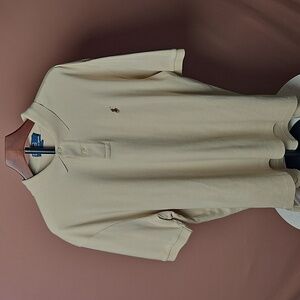 Polo by Ralph Lauren Men's Beige Polo Shirt